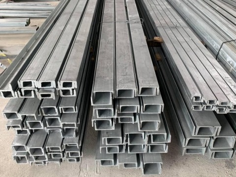 เหล็กรางน้ำชุบกัลวาไนซ์ HDG